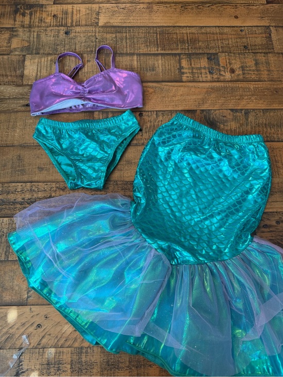 No brand Other - Kids Mermaid Swim Bikini Set - Purple & Teal